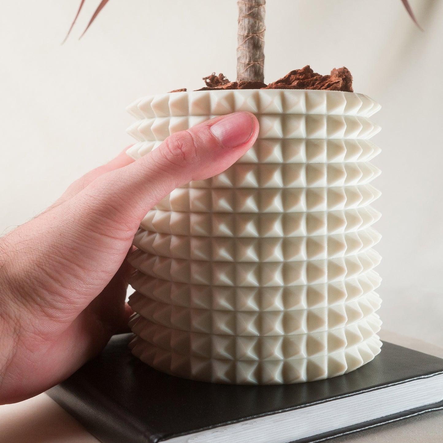 Studded Planter - 4 Inch