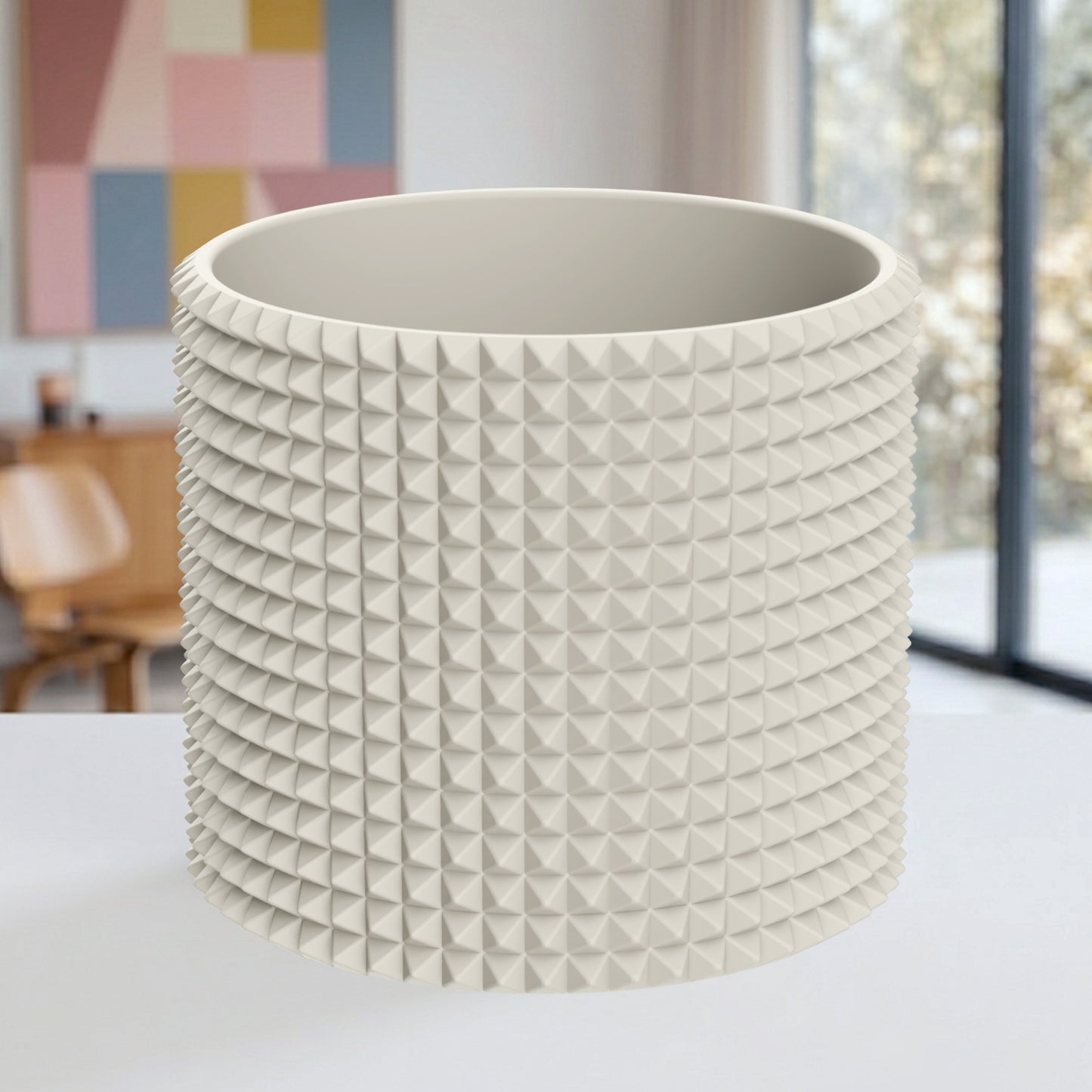 Studded Planter - 6 Inch Diameter