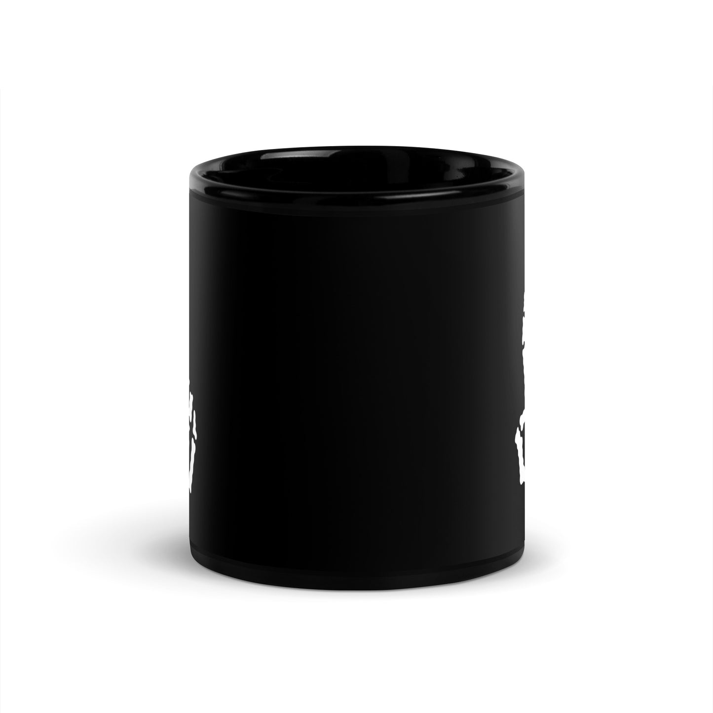 Peace Black Glossy Mug